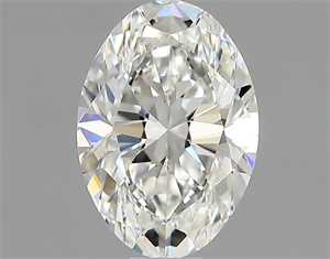 Picture of Natural Diamond 0.57 Carats, Oval with  Cut, F Color, VVS1 Clarity and Certified by GIA