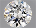 Natural Diamond 0.85 Carats, Round with Excellent Cut, H Color, SI2 Clarity and Certified by GIA