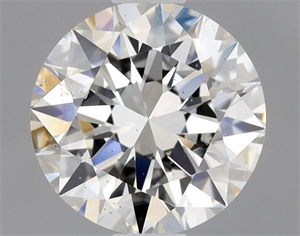 Picture of Natural Diamond 0.85 Carats, Round with Excellent Cut, H Color, SI2 Clarity and Certified by GIA
