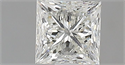 Natural Diamond 0.70 Carats, Princess with  Cut, J Color, VVS1 Clarity and Certified by GIA