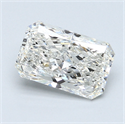1.50 Carats, Radiant Diamond with  Cut, H Color, VS1 Clarity and Certified by GIA