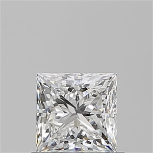 Foto Diamante Natural 0.73 quilates, Princesa , Color F, claridad VVS1 y certificado GIA de
