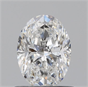 Diamante Natural 0.60 quilates, Ovalado , Color F, claridad SI1 y certificado GIA