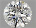 Natural Diamond 1.01 Carats, Round with Excellent Cut, H Color, SI1 Clarity and Certified by GIA