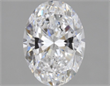 Natural Diamond 2.01 Carats, Oval with  Cut, D Color, VS2 Clarity and Certified by GIA