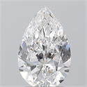 Diamante Natural 1.70 quilates, De pera , Color D, claridad VVS2 y certificado GIA