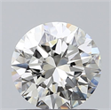 Natural Diamond 0.70 Carats, Round with Excellent Cut, I Color, VVS2 Clarity and Certified by GIA