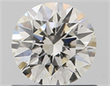 Natural Diamond 0.71 Carats, Round with Excellent Cut, I Color, VS1 Clarity and Certified by GIA