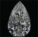 Diamante Natural 3.01 quilates, De pera , Color I, claridad SI2 y certificado GIA