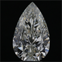 Diamante Natural 3.01 quilates, De pera , Color I, claridad SI2 y certificado GIA