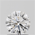 Lab Grown Diamond 0.85 Carats, Round with Ideal Cut, D Color, VS2 Clarity and Certified by IGI