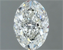 Diamante Natural 0.91 quilates, Ovalado , Color G, claridad VS2 y certificado GIA