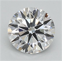 Del inventario de diamantes de laboratorio, 0.78 quilates, Redondo , Color D, claridad VVS2 y certificado IGI