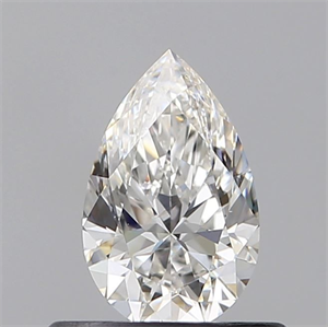 Foto Diamante Natural 0.50 quilates, De pera , Color F, claridad SI1 y certificado GIA de