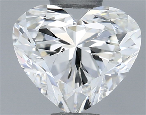 Foto Diamante Natural 0.62 quilates, Corazón , Color J, claridad SI1 y certificado GIA de