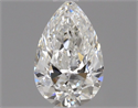 Natural Diamond 0.30 Carats, Pear with  Cut, F Color, VVS1 Clarity and Certified by GIA