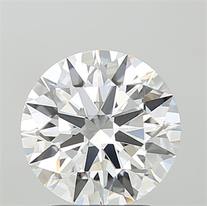 Picture of Lab Grown Diamond 3.02 Carats, Round with Ideal Cut, E Color, VVS2 Clarity and Certified by IGI