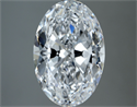 Natural Diamond 3.06 Carats, Oval with  Cut, D Color, FL Clarity and Certified by GIA