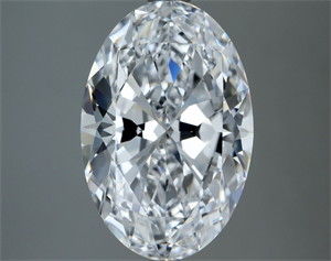 Picture of Natural Diamond 3.06 Carats, Oval with  Cut, D Color, FL Clarity and Certified by GIA