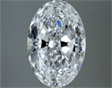 Natural Diamond 3.06 Carats, Oval with  Cut, D Color, FL Clarity and Certified by GIA