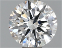 Lab Grown Diamond 1.10 Carats, Round with Ideal Cut, D Color, VVS2 Clarity and Certified by IGI