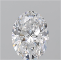 Natural Diamond 0.95 Carats, Oval with  Cut, D Color, SI1 Clarity and Certified by GIA