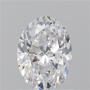 Picture of Natural Diamond 0.95 Carats, Oval with  Cut, D Color, SI1 Clarity and Certified by GIA