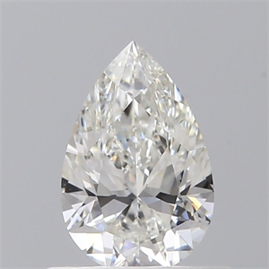 Picture of Natural Diamond 0.50 Carats, Pear with  Cut, H Color, VS1 Clarity and Certified by GIA