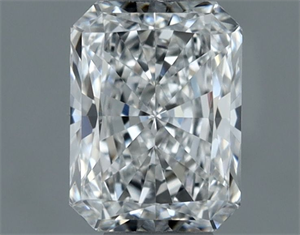 Picture of Natural Diamond 0.50 Carats, Radiant with  Cut, F Color, VS2 Clarity and Certified by GIA