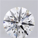 Lab Grown Diamond 6.21 Carats, Round with Ideal Cut, E Color, IF Clarity and Certified by IGI