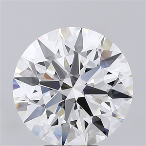 Picture of Lab Grown Diamond 6.21 Carats, Round with Ideal Cut, E Color, IF Clarity and Certified by IGI