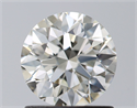 Diamante Natural 1.01 quilates, Redondo , Color J, claridad VVS2 y certificado GIA