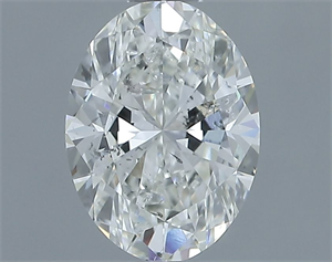 Foto Diamante Natural 0.90 quilates, Ovalado , Color H, claridad SI2 y certificado IGI de