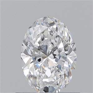 Picture of Natural Diamond 0.71 Carats, Oval with  Cut, D Color, VVS2 Clarity and Certified by GIA