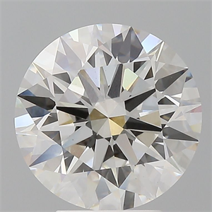 Picture of Lab Grown Diamond 4.09 Carats, Round with Ideal Cut, E Color, VS1 Clarity and Certified by IGI
