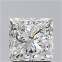 Natural Diamond 2.01 Carats, Princess with  Cut, G Color, VS2 Clarity and Certified by GIA