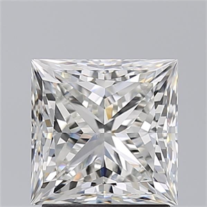 Picture of Natural Diamond 2.01 Carats, Princess with  Cut, G Color, VS2 Clarity and Certified by GIA