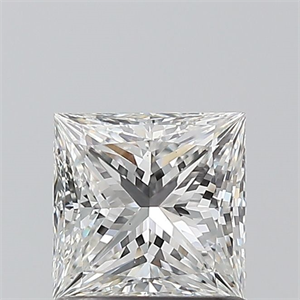 Picture of Natural Diamond 1.00 Carats, Princess with  Cut, F Color, VS1 Clarity and Certified by GIA