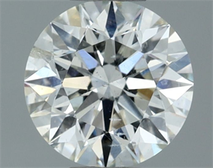 Picture of Natural Diamond 0.80 Carats, Round with Very Good Cut, J Color, I1 Clarity and Certified by GIA