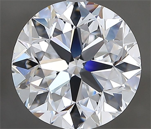 Picture of Natural Diamond 3.00 Carats, Round with Very Good Cut, D Color, VS2 Clarity and Certified by GIA