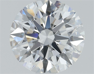 Picture of Lab Grown Diamond 1.02 Carats, Round with Excellent Cut, D Color, VS1 Clarity and Certified by IGI