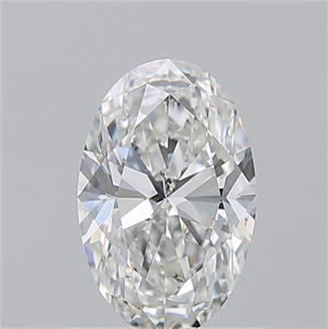 Picture of Natural Diamond 1.03 Carats, Oval with  Cut, G Color, SI2 Clarity and Certified by GIA
