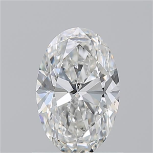 Picture of Natural Diamond 1.03 Carats, Oval with  Cut, G Color, SI2 Clarity and Certified by GIA