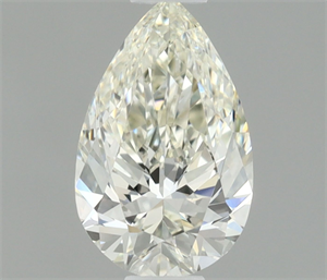 Picture of Natural Diamond 0.42 Carats, Pear with  Cut, I Color, IF Clarity and Certified by IGI