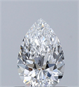 Diamante Natural 0.52 quilates, De pera , Color D, claridad FL y certificado GIA