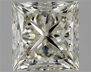 Picture of Natural Diamond 1.80 Carats, Princess with  Cut, K Color, VS1 Clarity and Certified by GIA