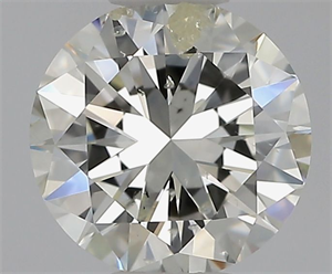 Picture of Natural Diamond 1.00 Carats, Round with Very Good Cut, K Color, I1 Clarity and Certified by GIA
