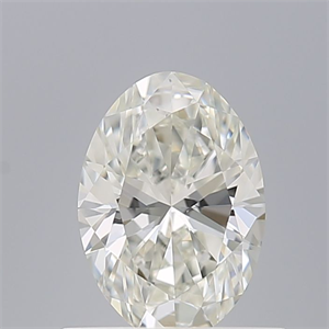 Picture of Natural Diamond 0.54 Carats, Oval with  Cut, I Color, VS2 Clarity and Certified by GIA