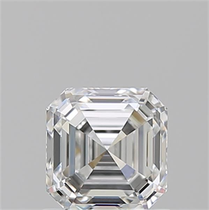 Foto Diamante Natural 1.01 quilates, Asscher , Color F, claridad VVS2 y certificado GIA de