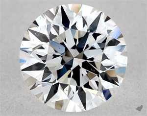 Picture of Natural Diamond 0.90 Carats, Round with Very Good Cut, E Color, VS2 Clarity and Certified by GIA
